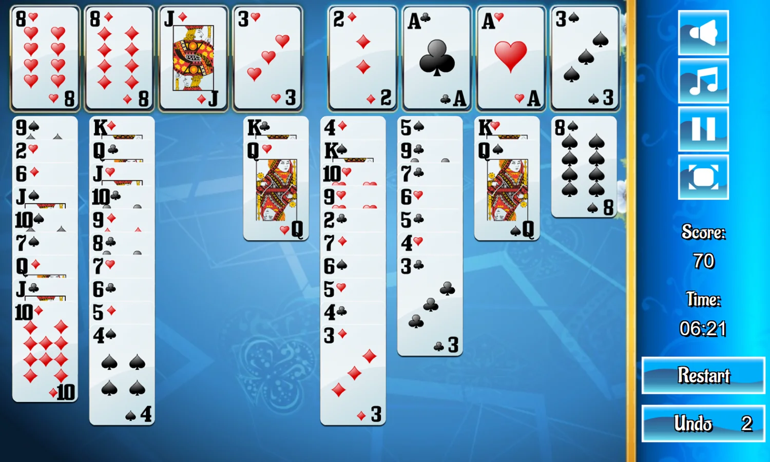 Free online classic solitaire